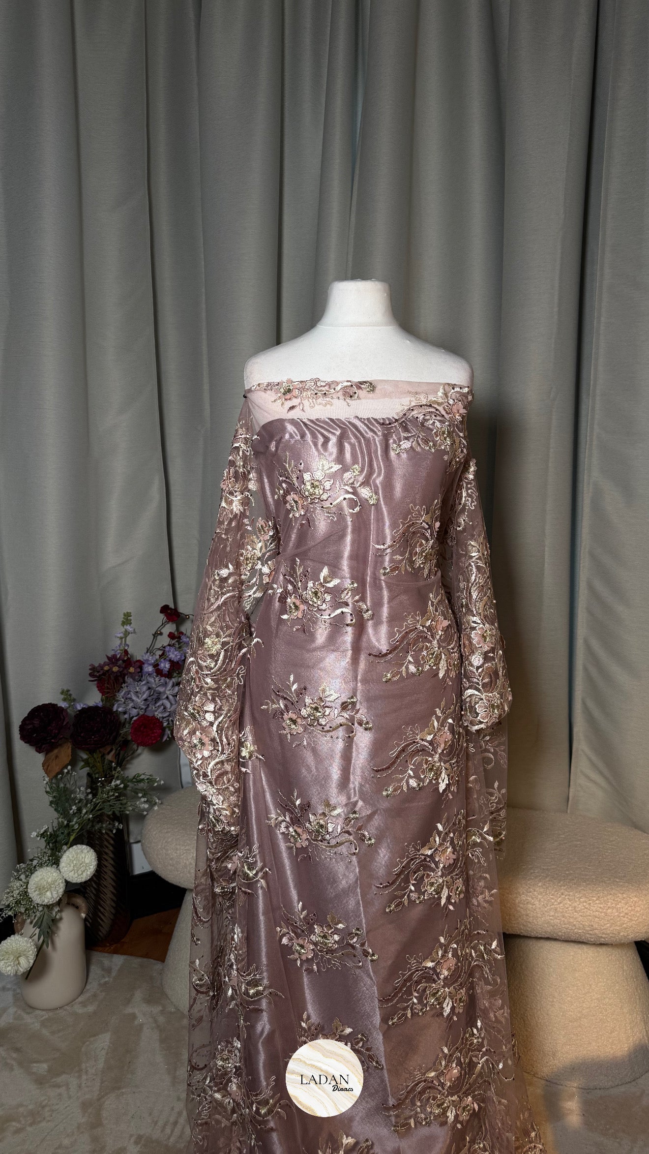 Floral Lace Dirac Set | Lilac