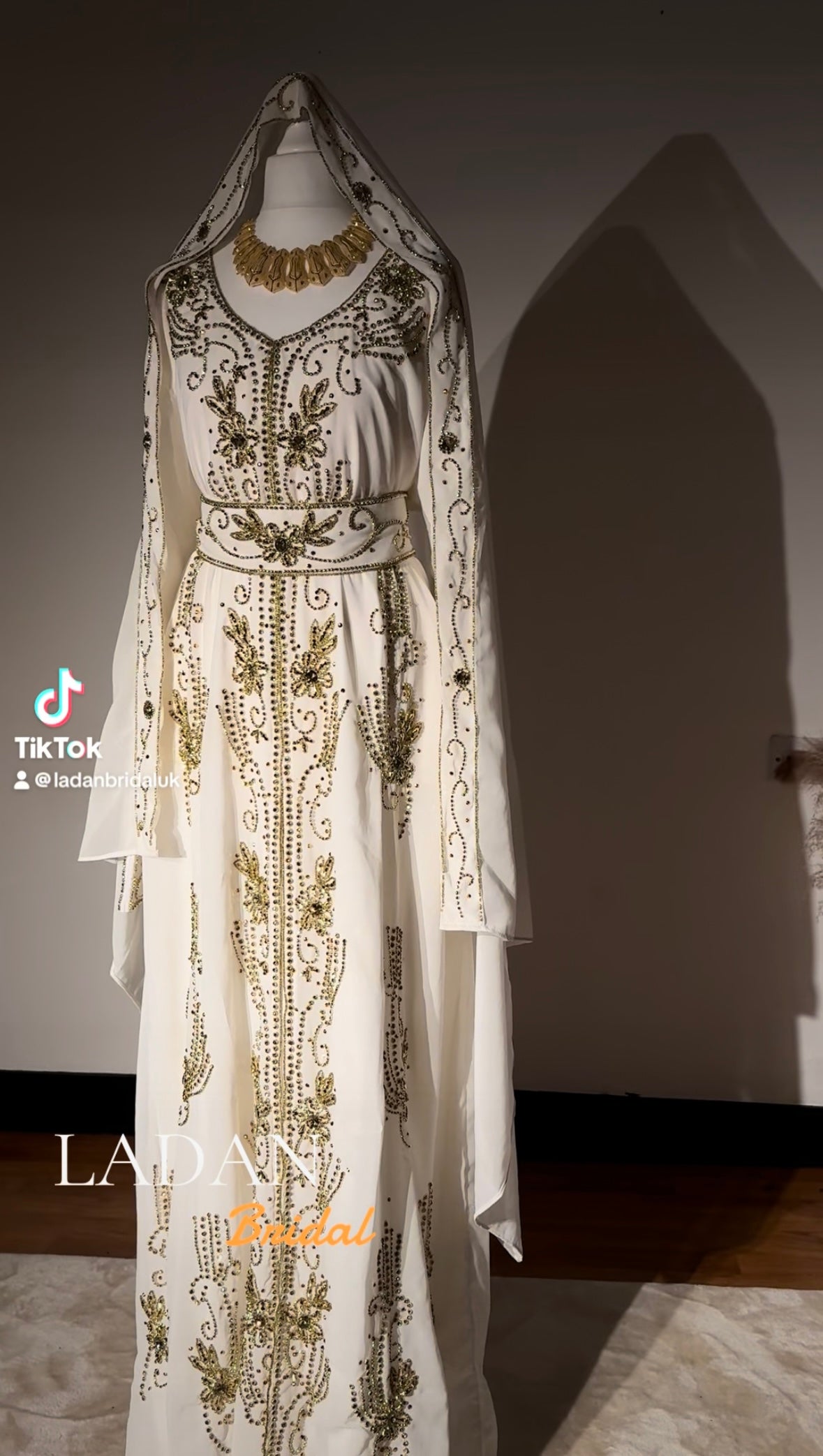 Warda Nikkah Dress - White Warda Nikkah Dress - White