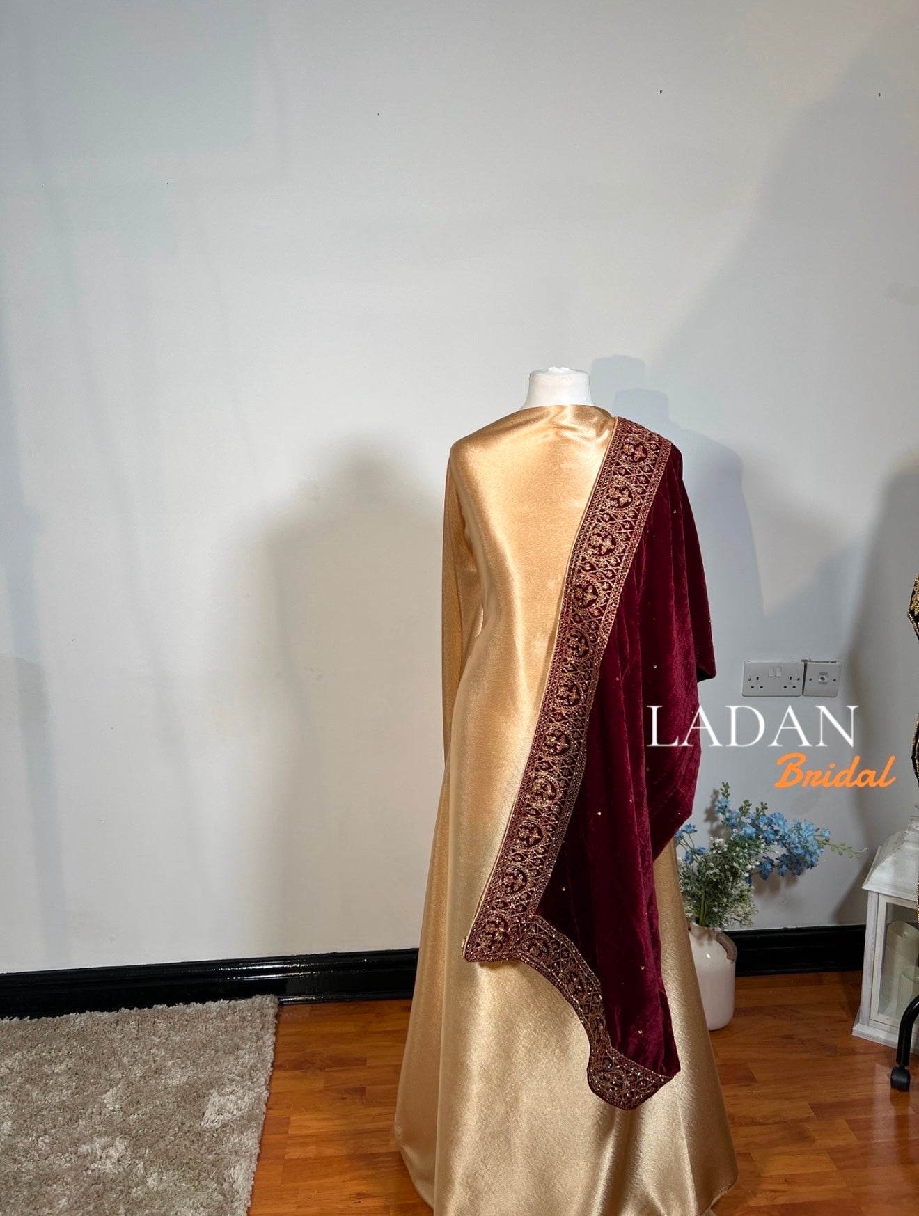 Bespoke Satin Bridesmaids Set - Velvet Garbsaars | Burgundy