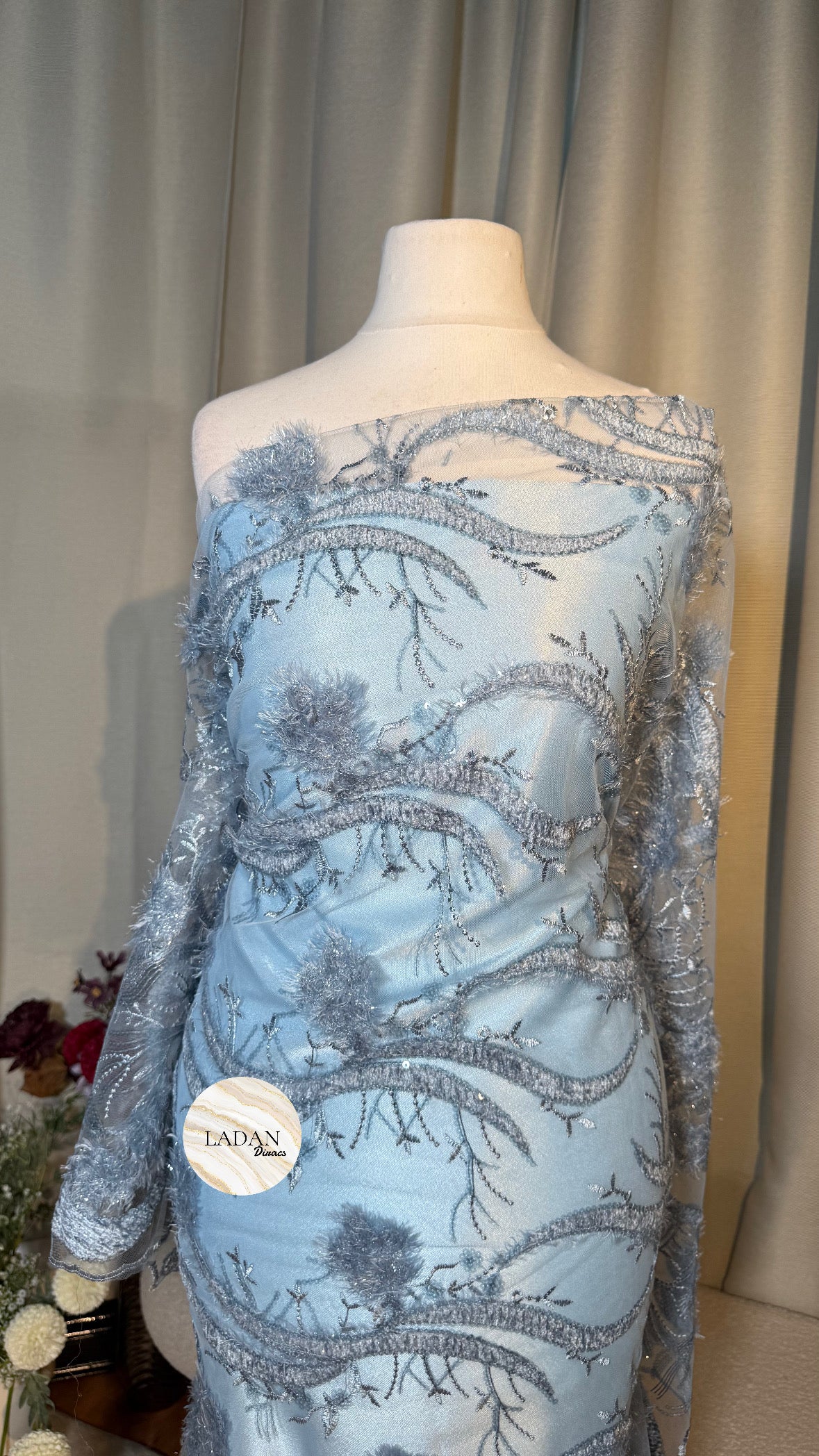 Baby Blue Lace Dirac Set