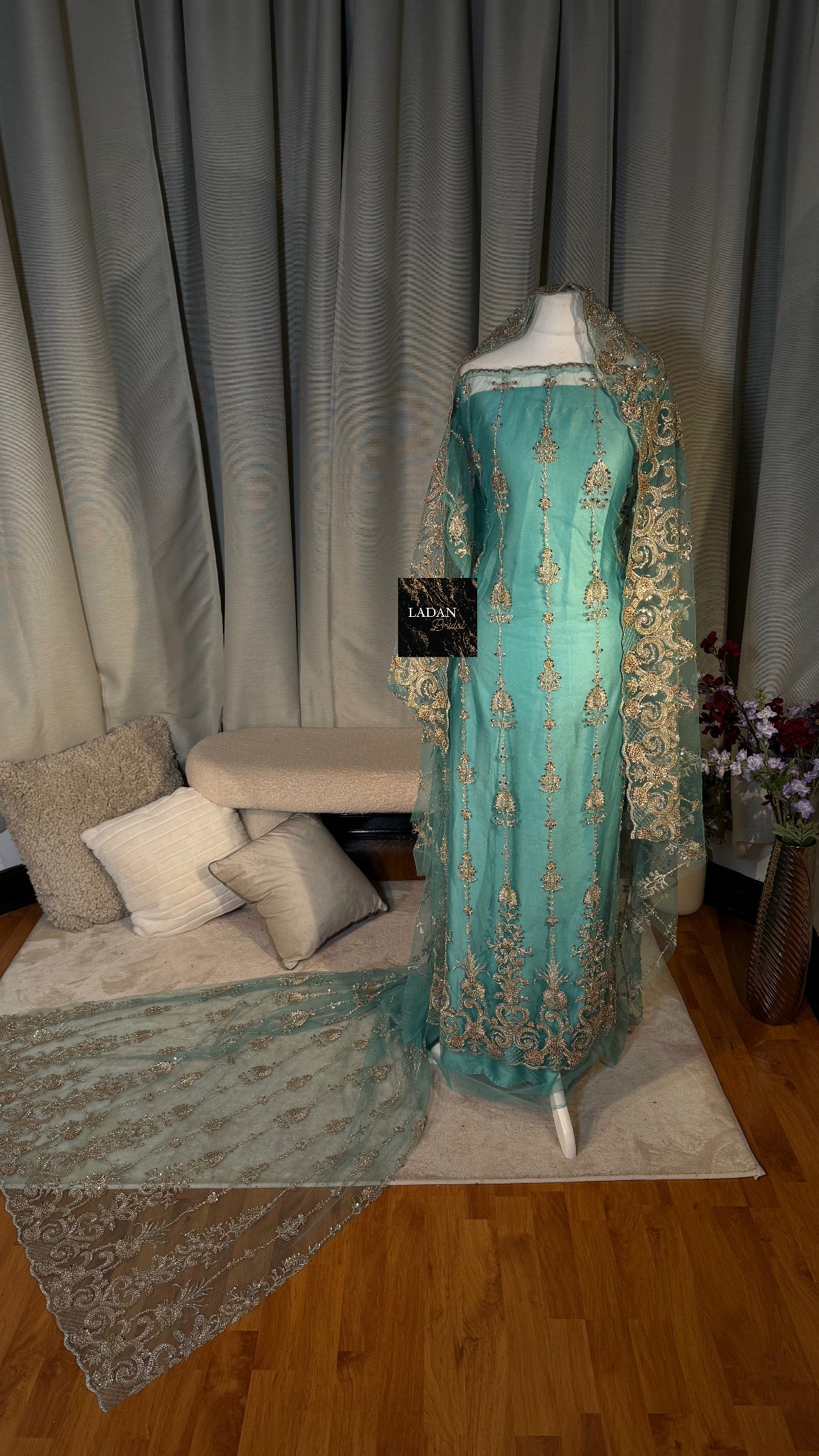 Turquoise Bridal Dirac