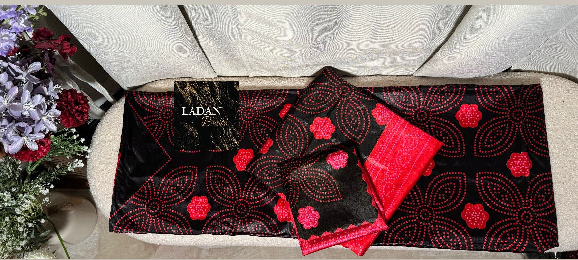 Shaash Set- Black & Red