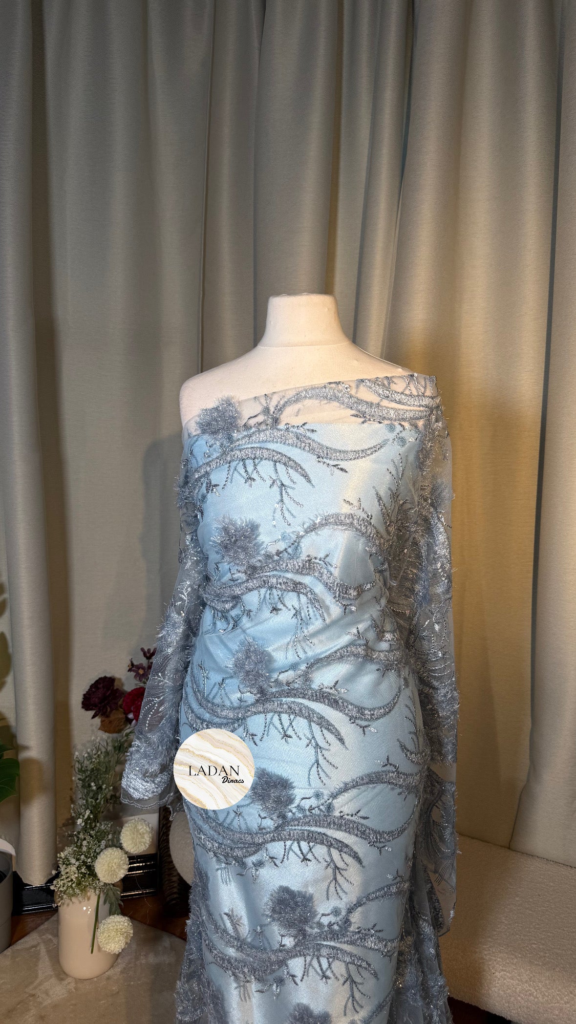 Baby Blue Lace Dirac Set