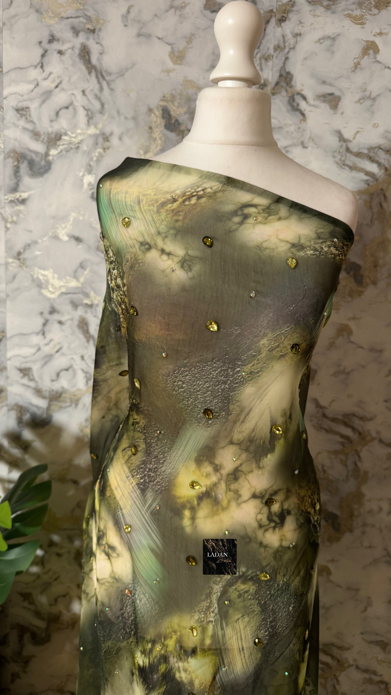 Marble Diamond Dirac Collection | Green Tones