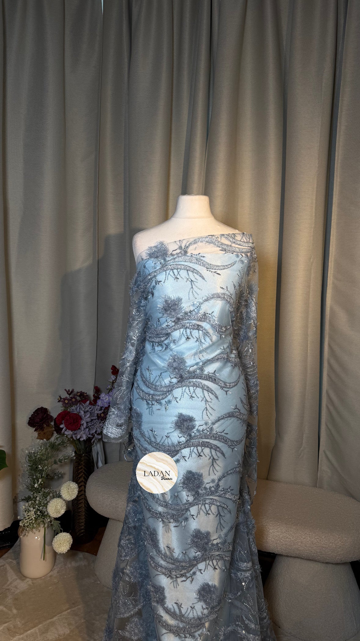 Baby Blue Lace Dirac Set