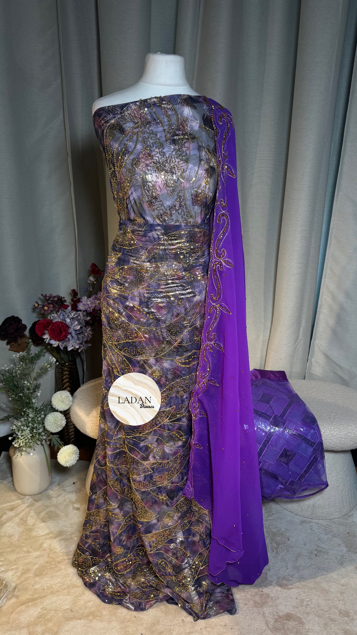 Apple Leaf Stone Dirac Collection|Lilac & Purple