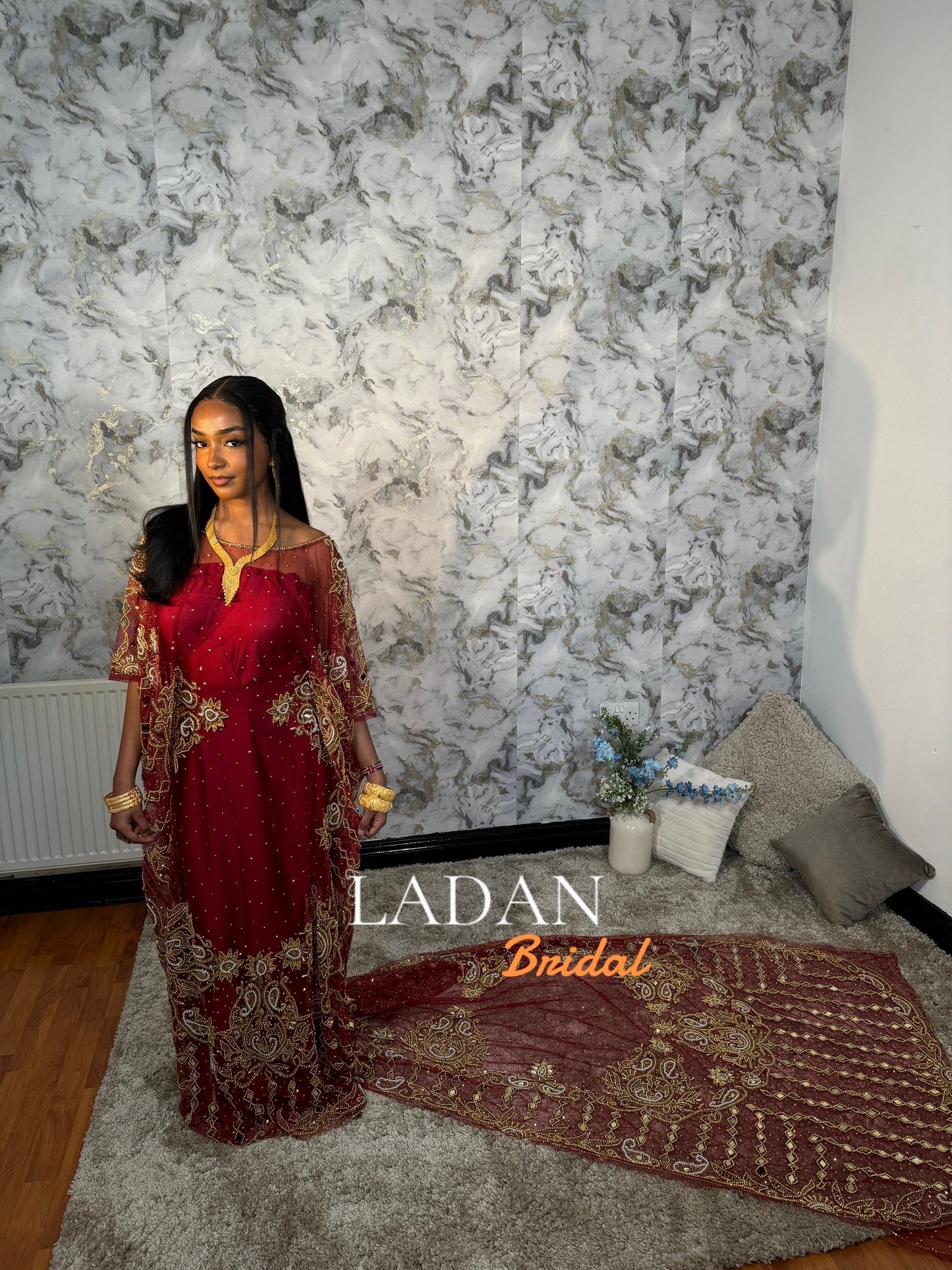 Hodan - Maroon Bridal Dirac
