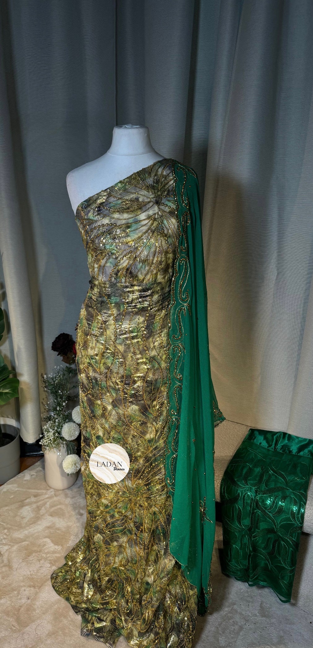 Willow Leaf Stone Dirac Collection| Green