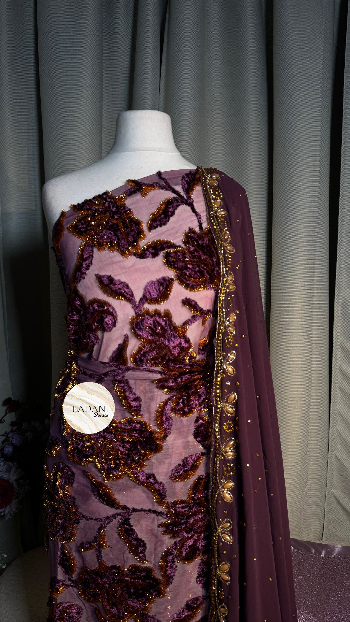 Hibiscus Collection | Dark Purple & Lilac Dirac Set