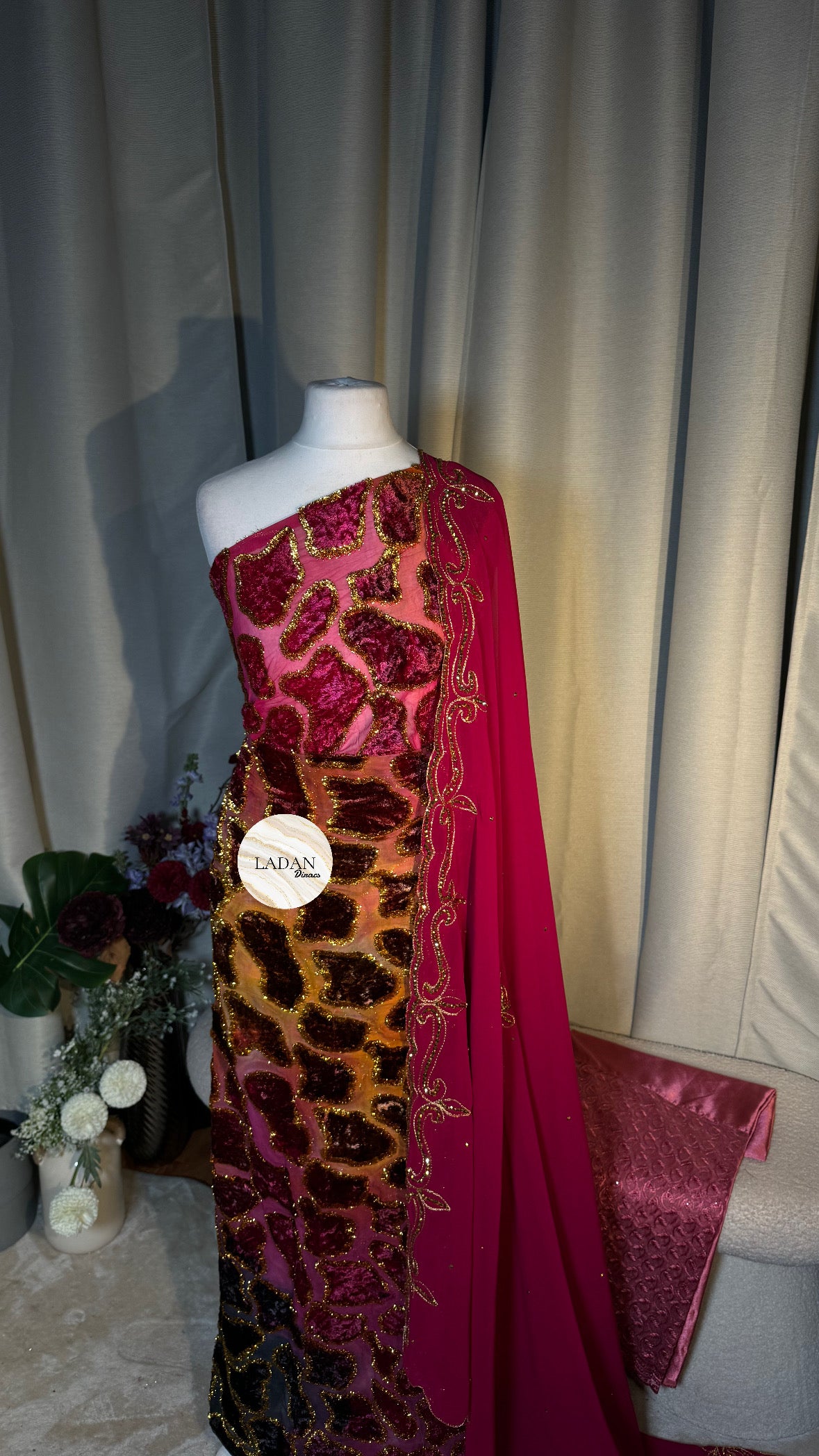 Luxury Maqbal Collection | Multicoloured Dirac Set