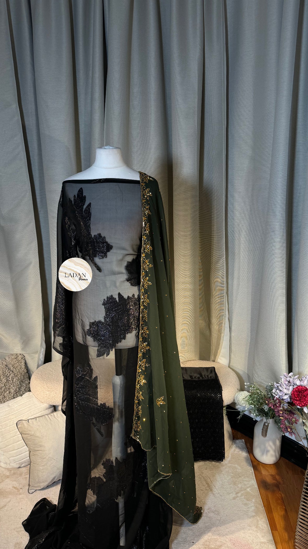 Faransawi Dirac | Black & Olive Green