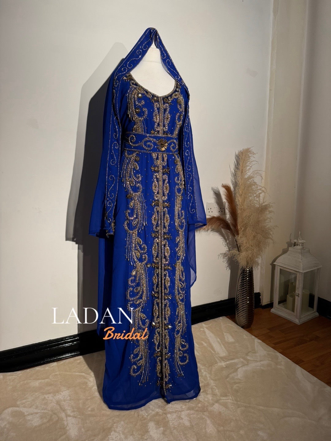 blue nikkah dress nikkah dress MOONLIT MAJESTY