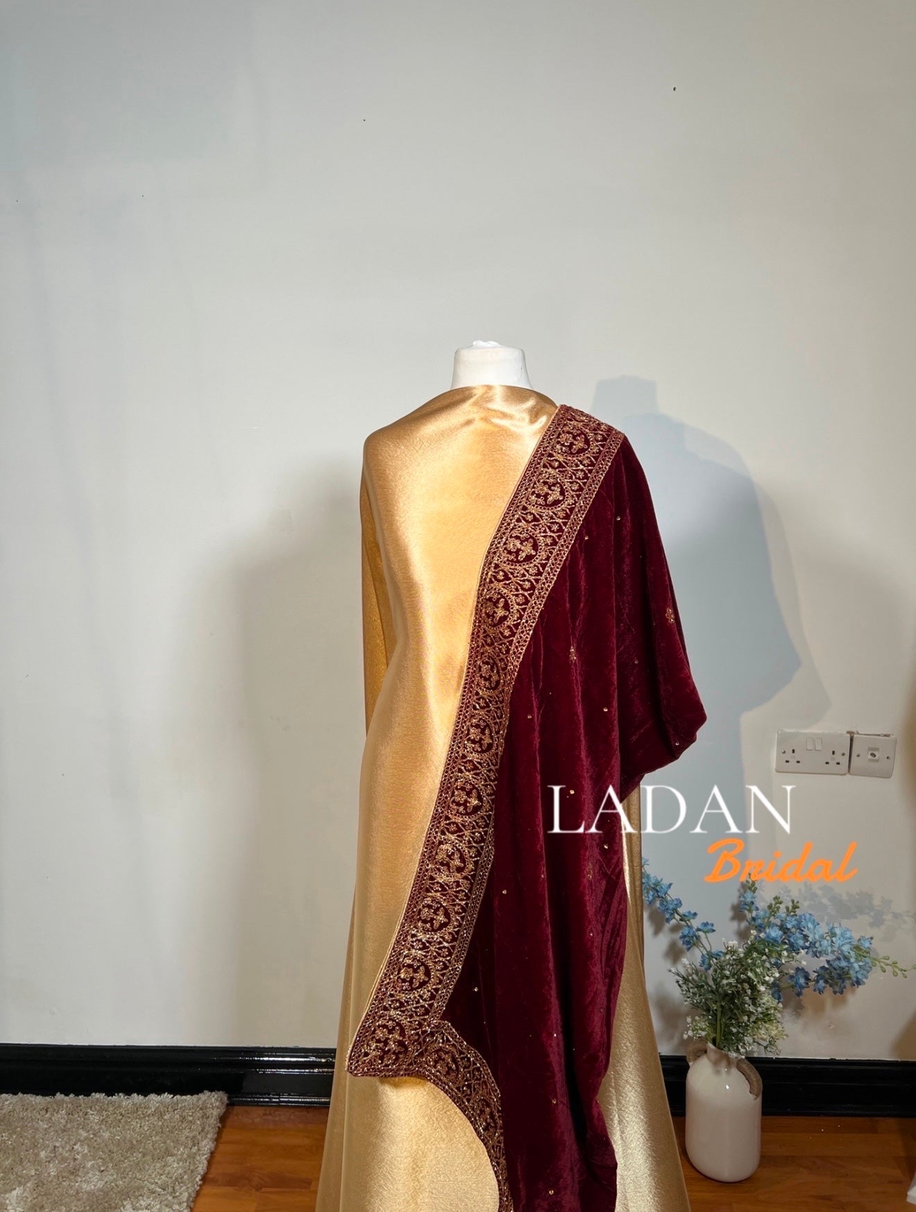 Bespoke Satin Bridesmaids Set - Velvet Garbsaars | Burgundy