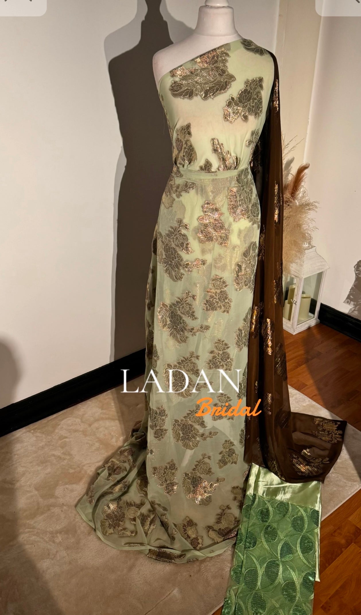 Faransawi Dirac Collection 4 | Soft Green and Brown