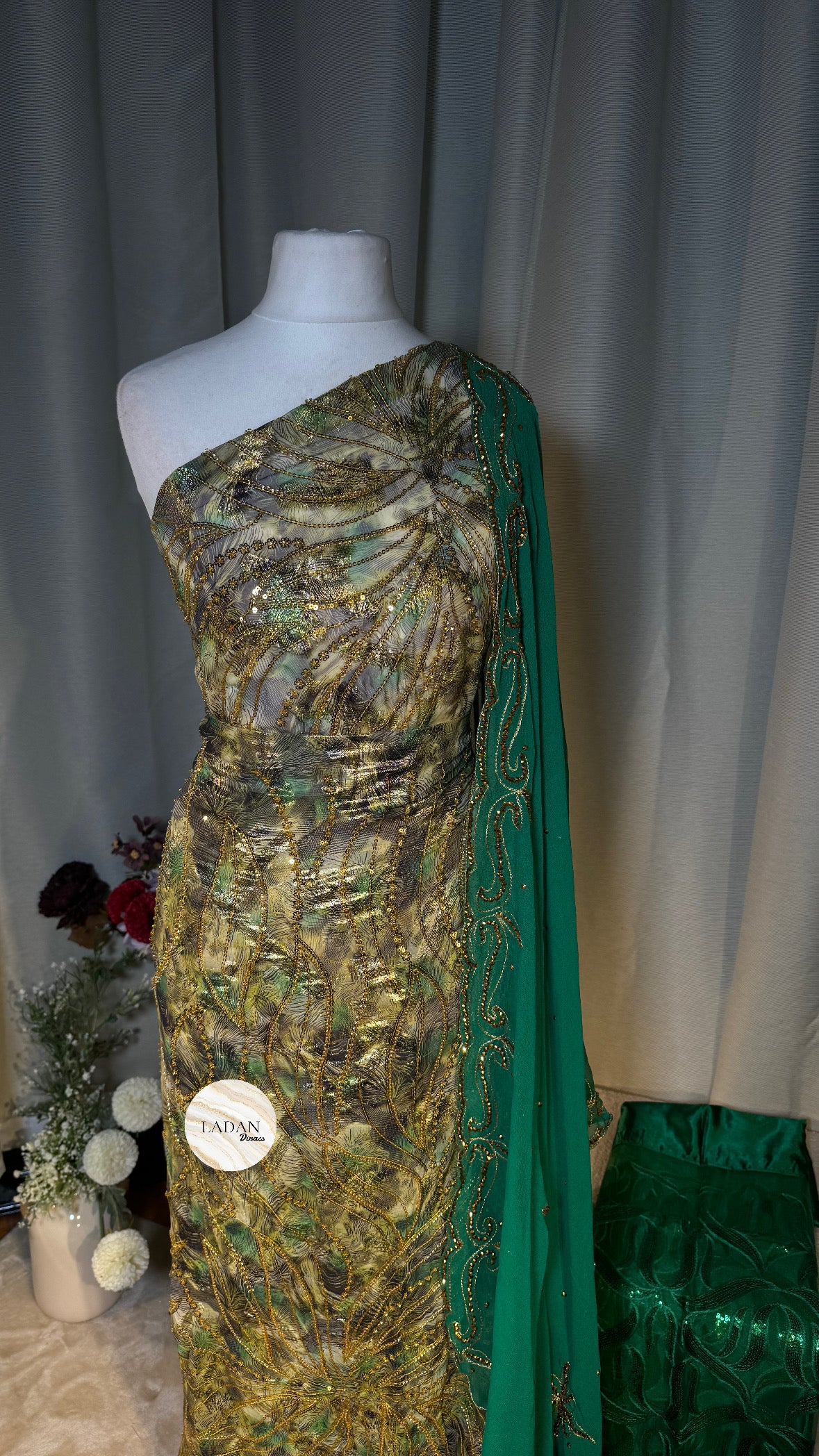 Willow Leaf Stone Dirac Collection| Green