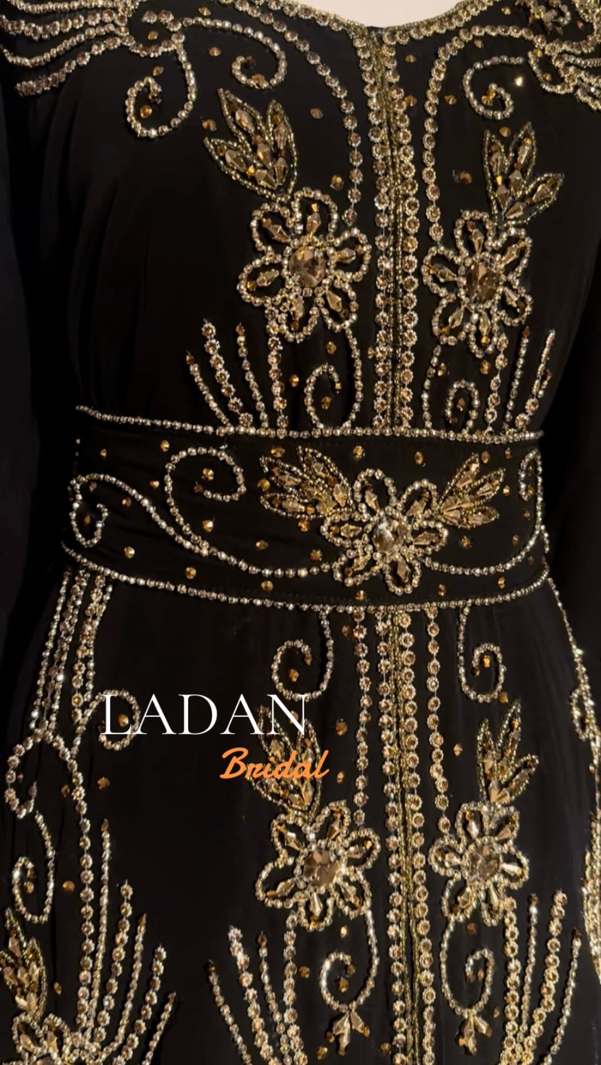 Warda Nikkah Dress - Black