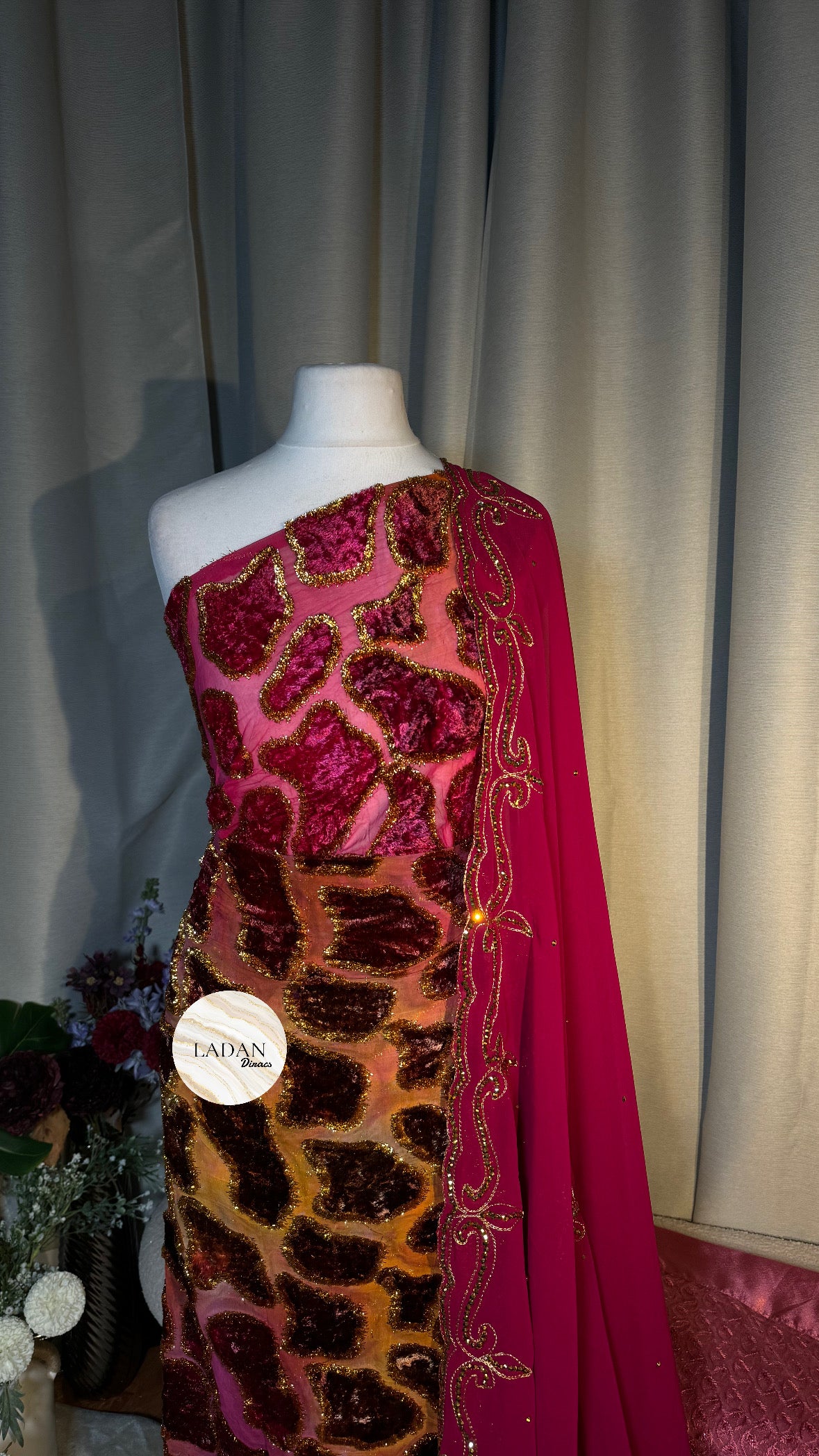 Luxury Maqbal Collection | Multicoloured Dirac Set