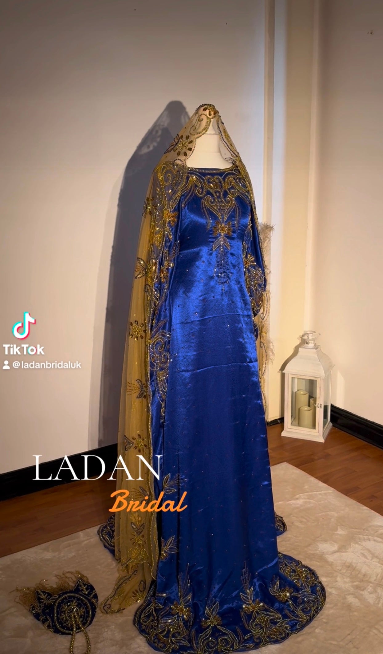 Hala Bridal Dirac - Royal Blue