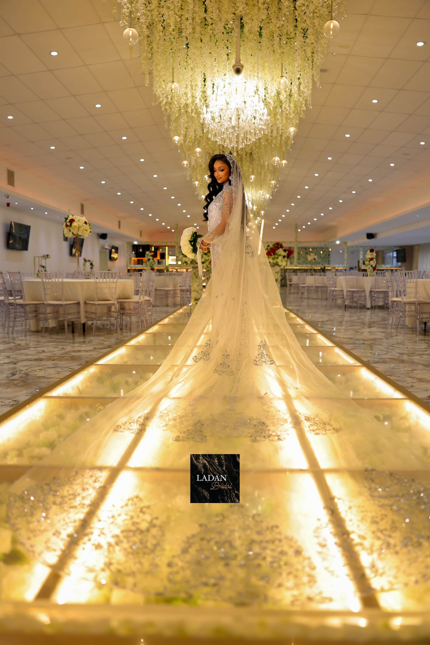 Ladan Bridal Dirac - White