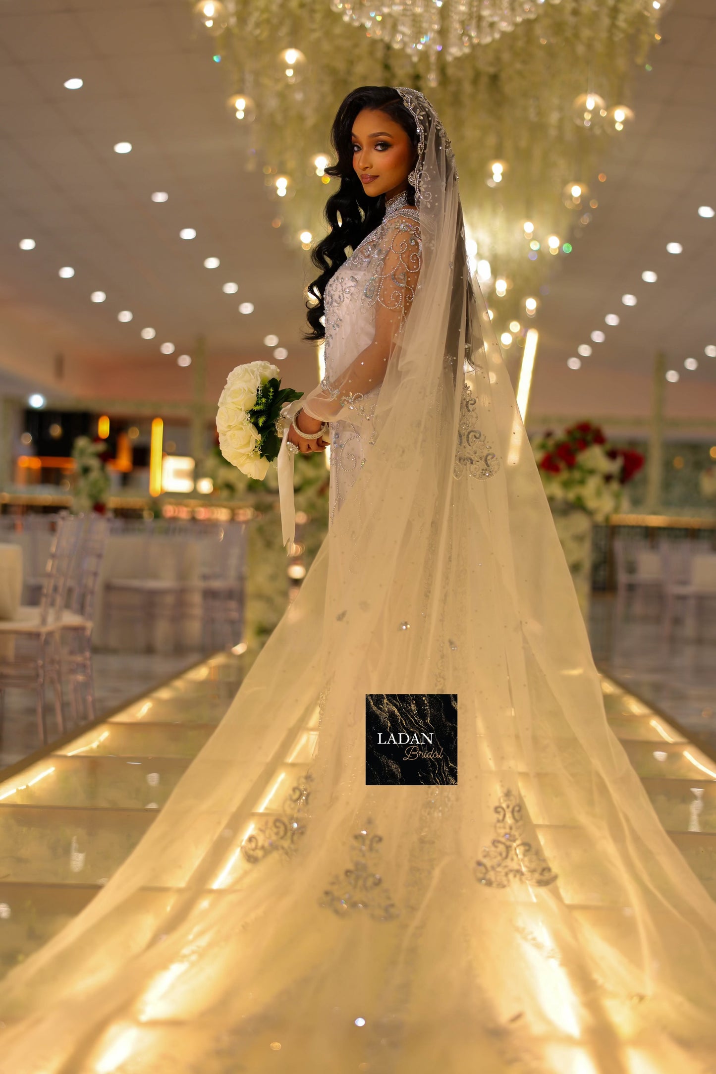 Ladan Bridal Dirac - White