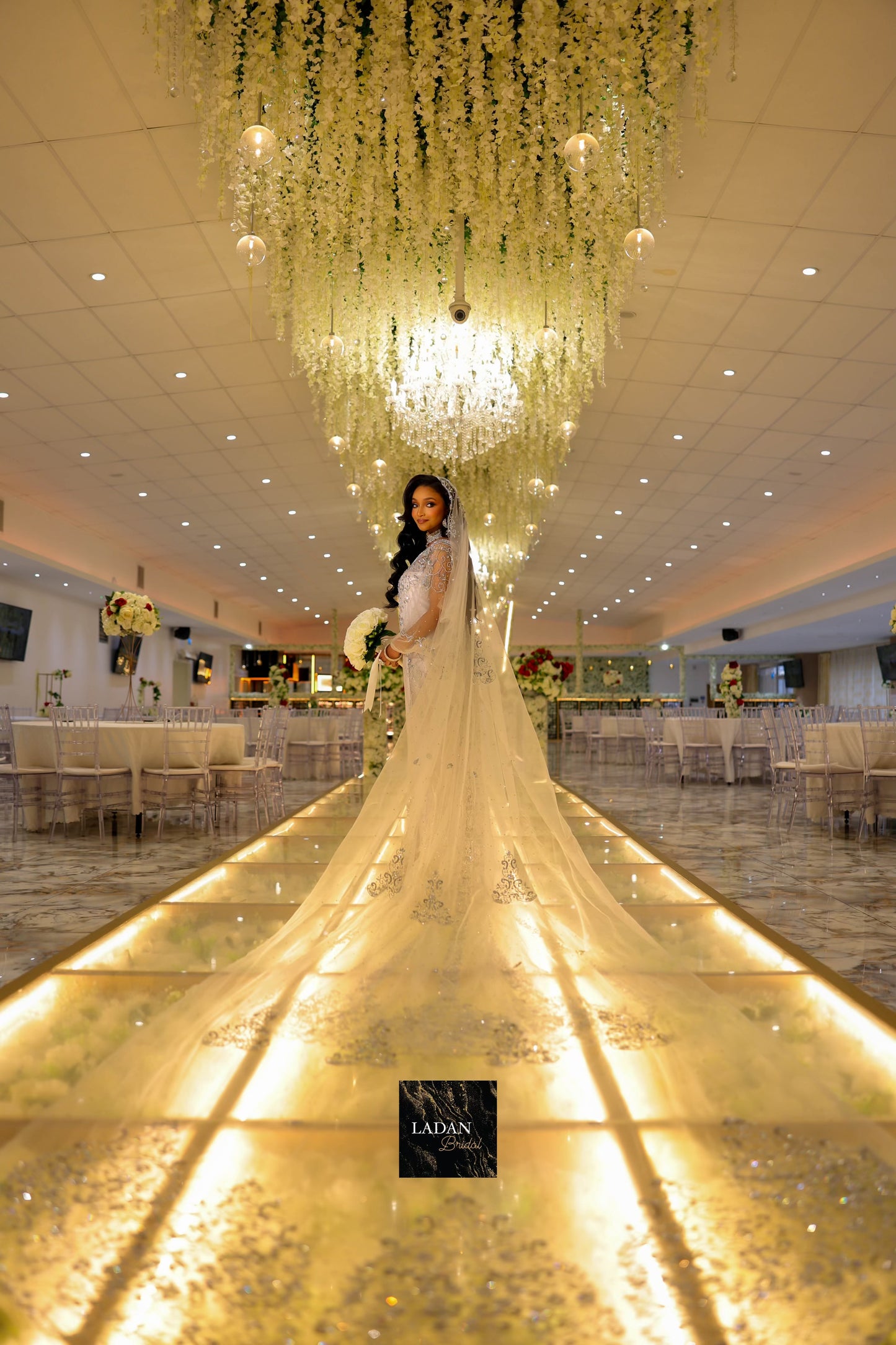 Ladan Bridal Dirac - White