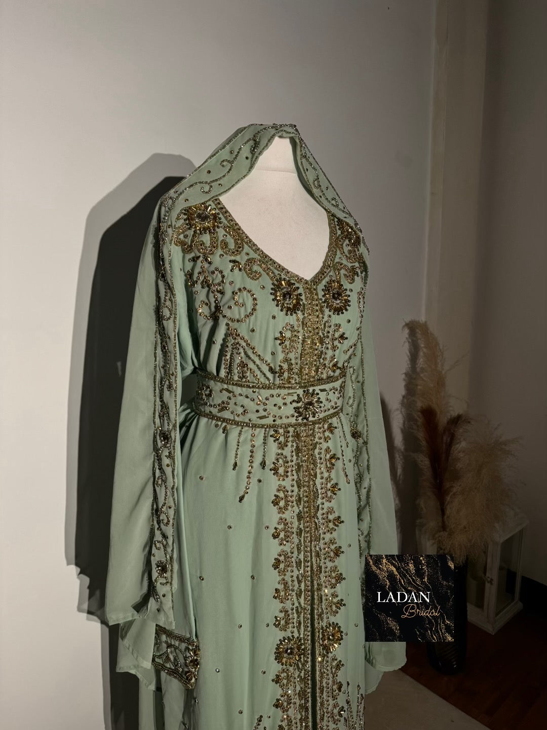 Najma Nikkah Dress - Mint Green Najma Nikkah Dress - Mint Green