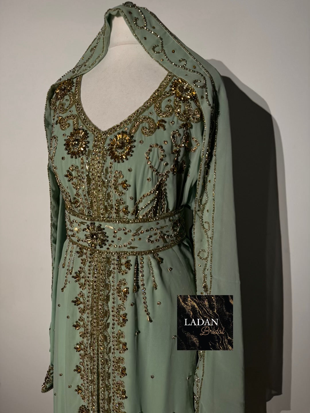 Najma Nikkah Dress - Mint Green