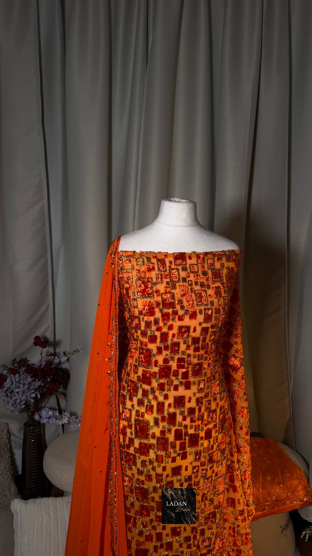 Luxury Maqbal Collection | Orange