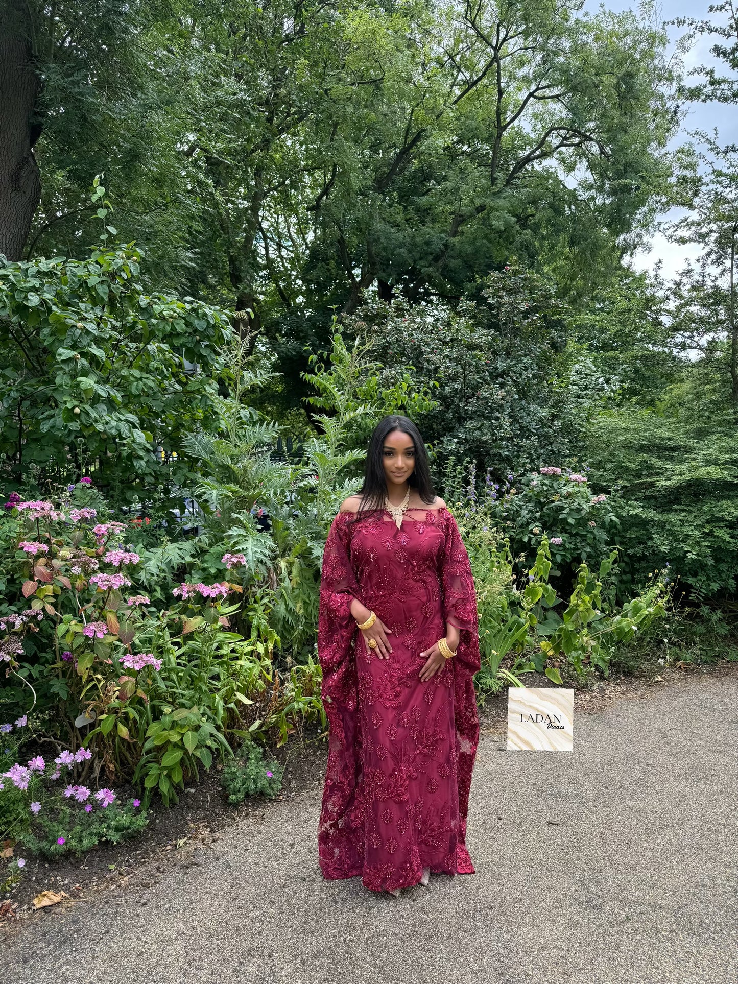 Luxury Lace Dirac Set | Dark Maroon