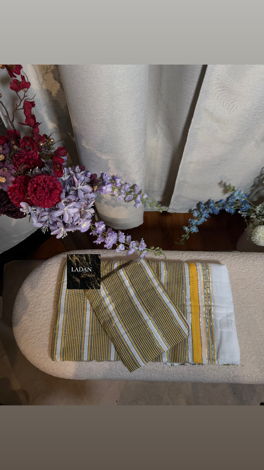 Hido Iyo Dhaqan - White & Yellow