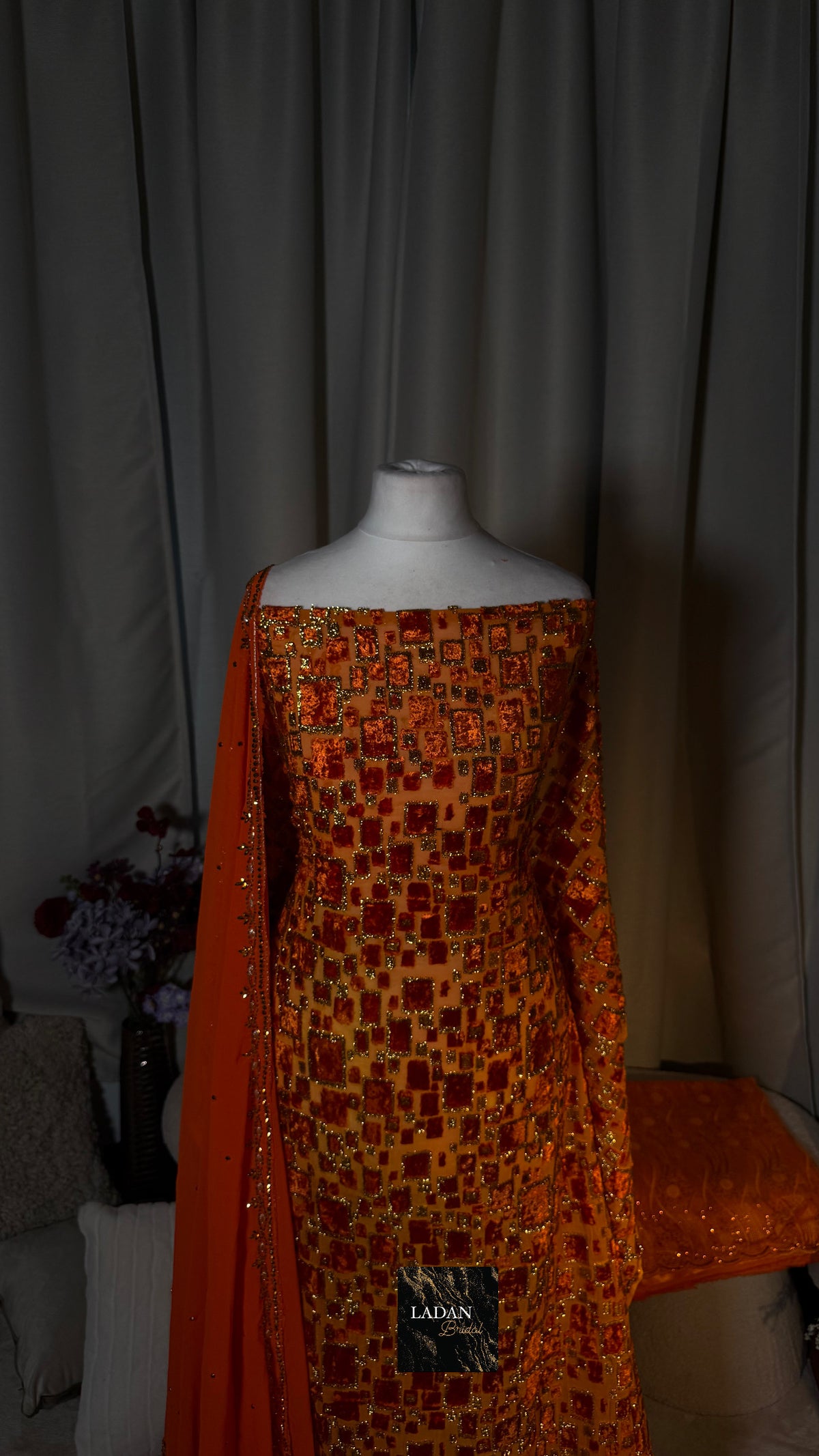 Luxury Maqbal Collection | Orange