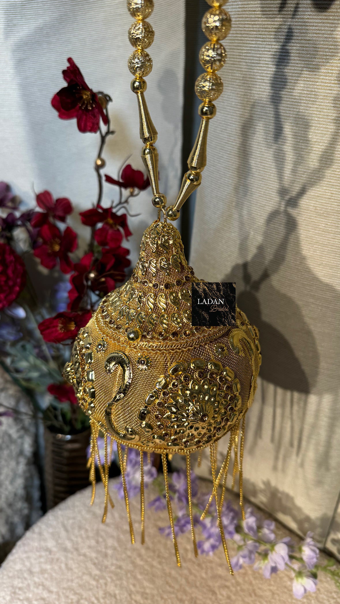 Mini Gold Bridal Bag