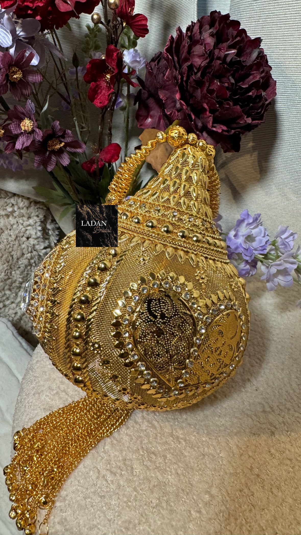 Gold Bridal Bag