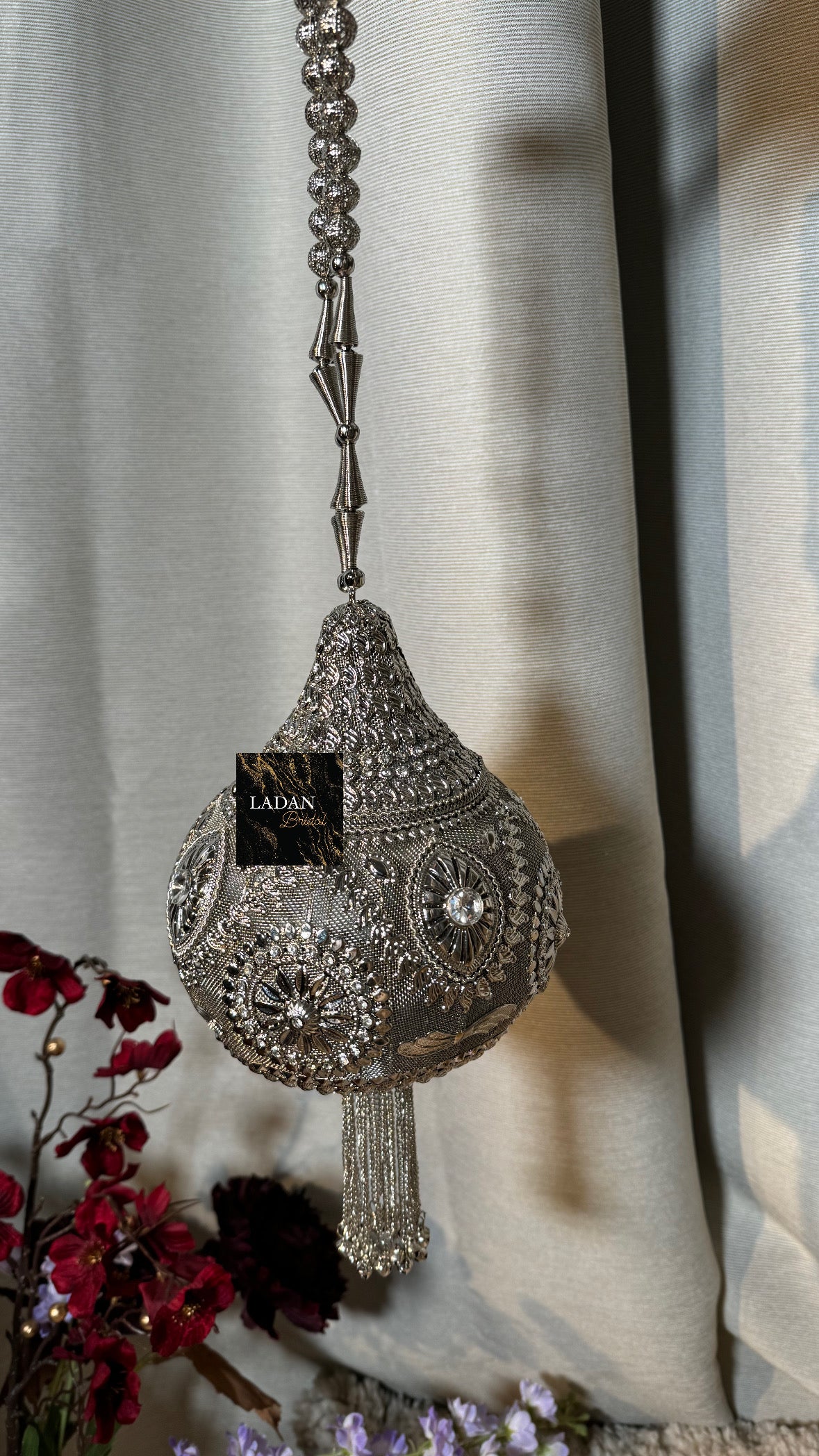 Silver Bridal Bag