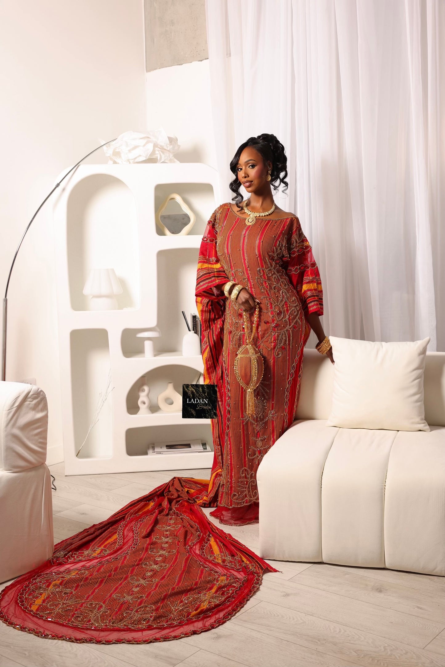 Hido iyo Dhaqan Bridal Dirac - Red