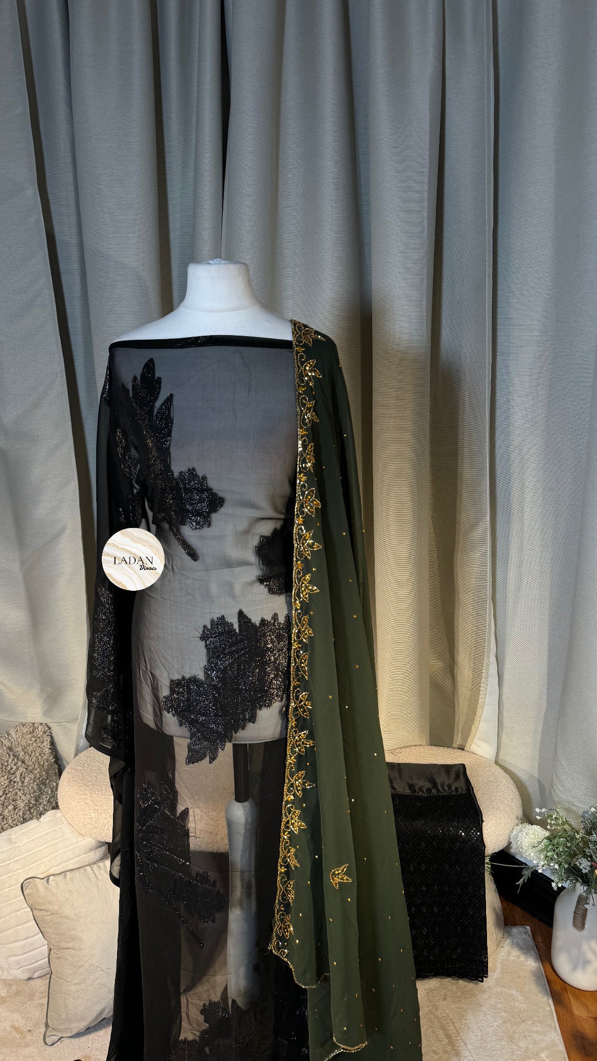 Faransawi Dirac | Black & Olive Green