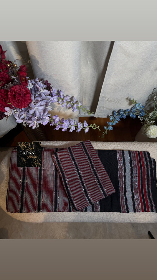 Hido Iyo Dhaqan - Black, Silver & Red