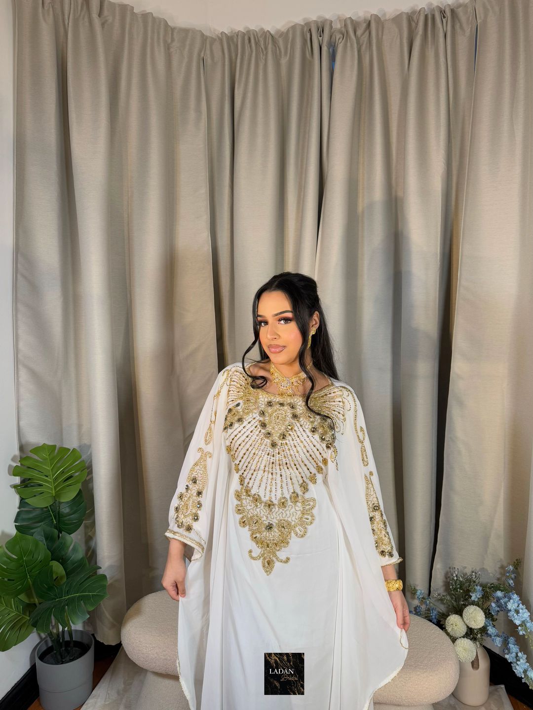 Salama Nikkah Dress - White LADAN BRIDAL Salama Nikkah Dress - White LADAN BRIDAL