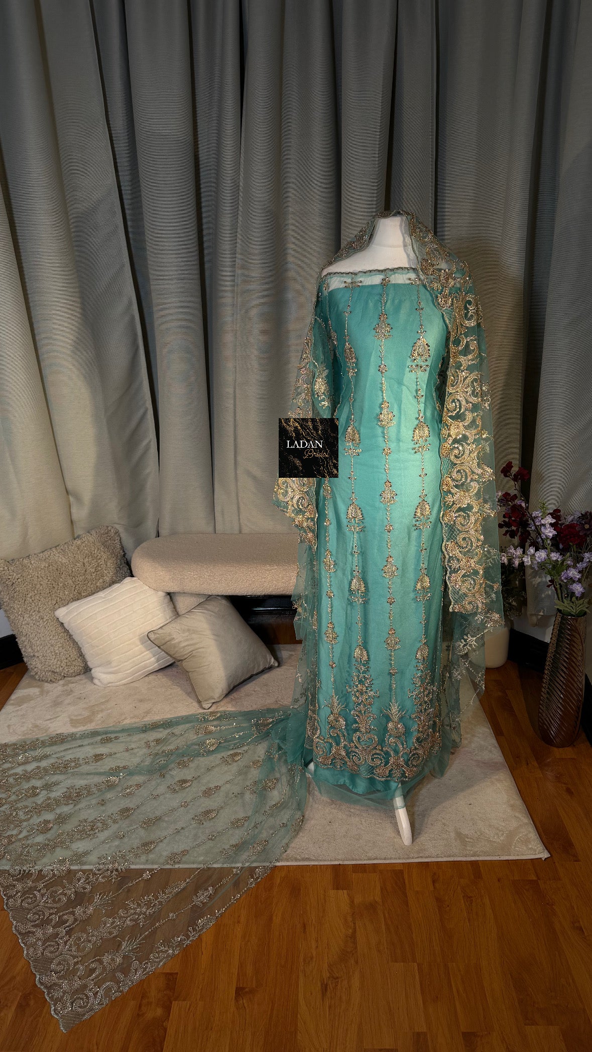 Turquoise Bridal Dirac