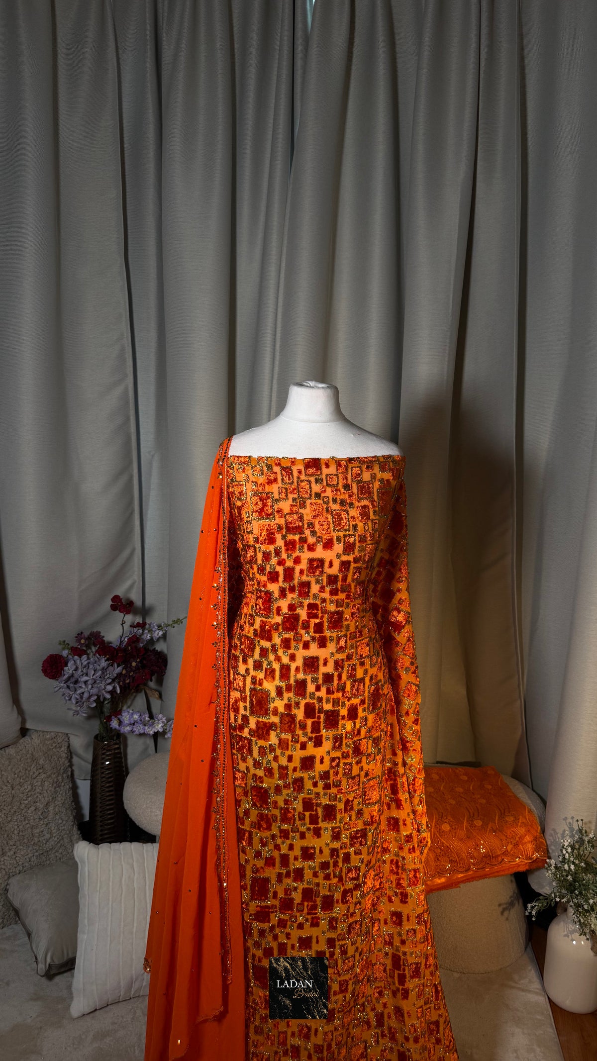 Luxury Maqbal Collection | Orange