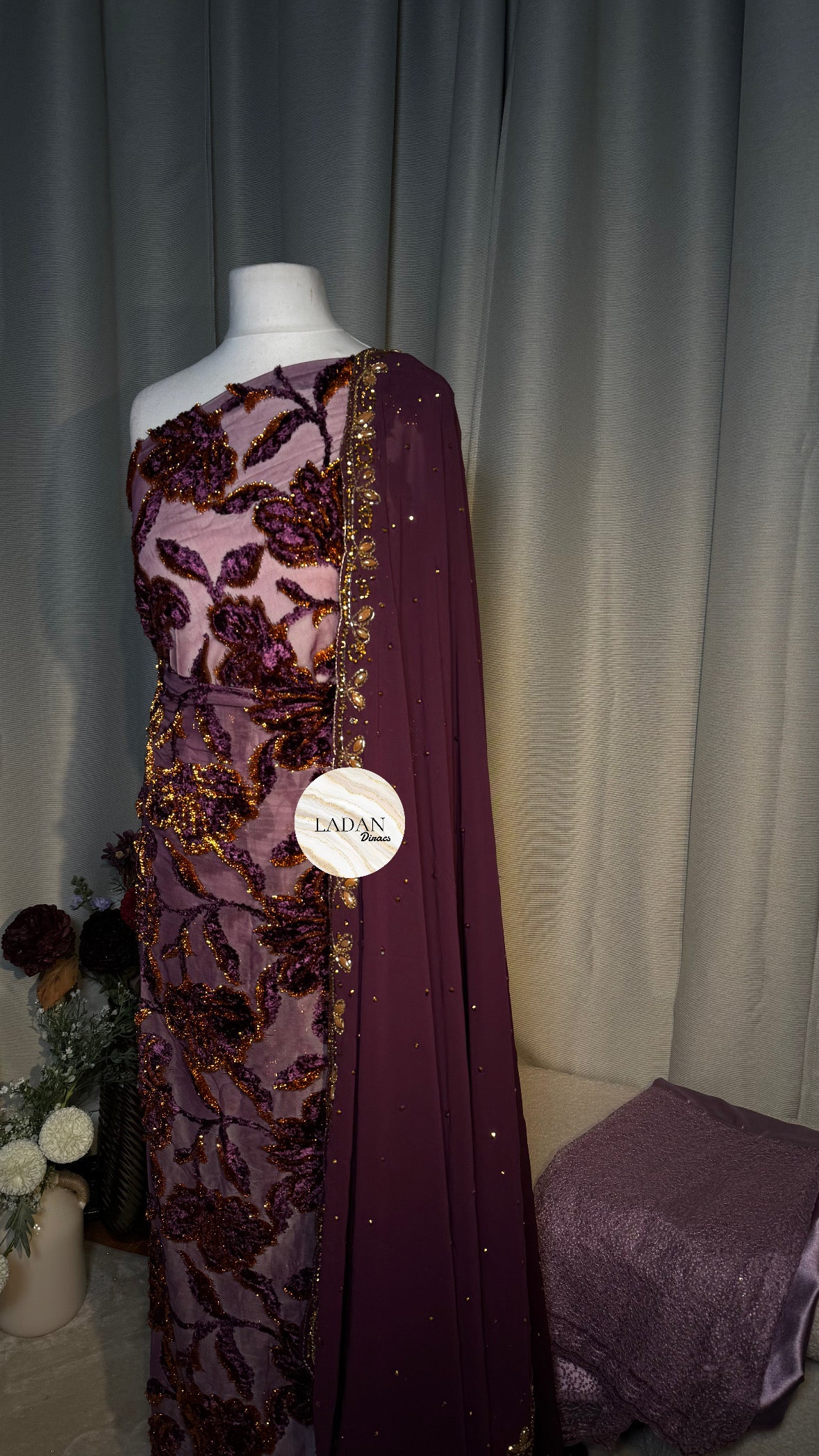 Hibiscus Collection | Dark Purple & Lilac Dirac Set