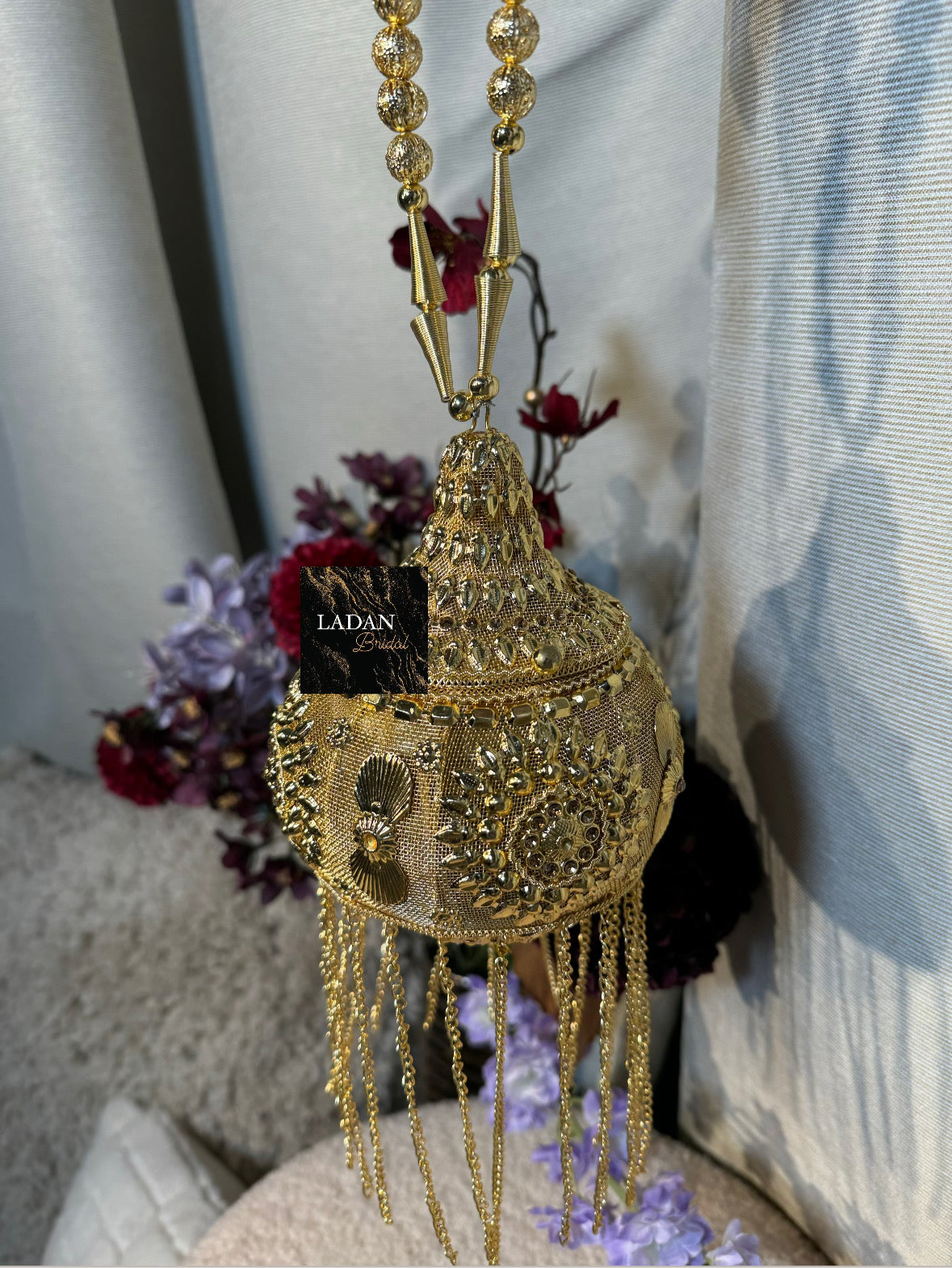 Mini Gold Bridal Bag