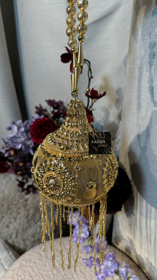 Mini Gold Bridal Bag