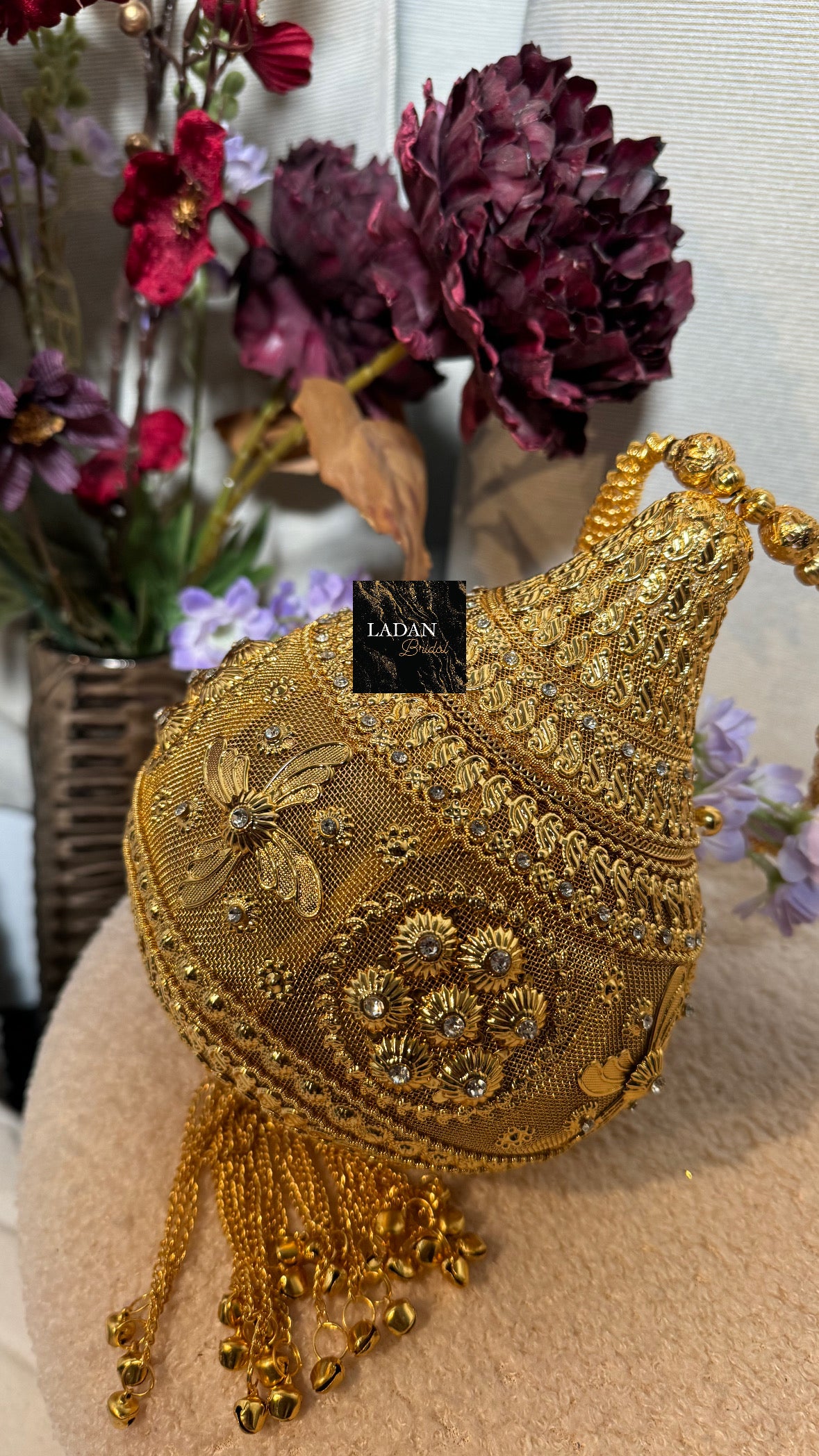 Gold Bridal Bag
