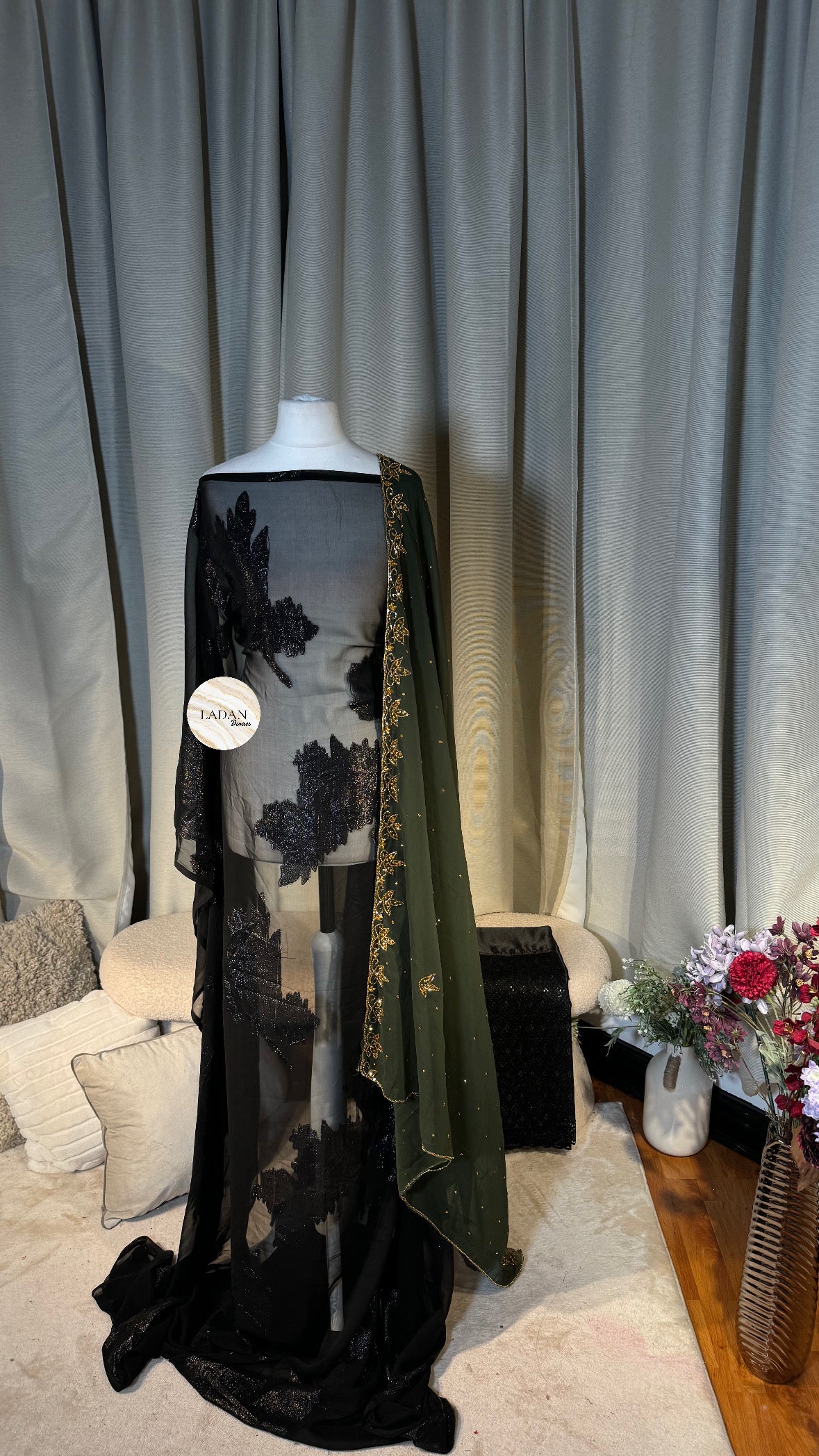 Faransawi Dirac | Black & Olive Green