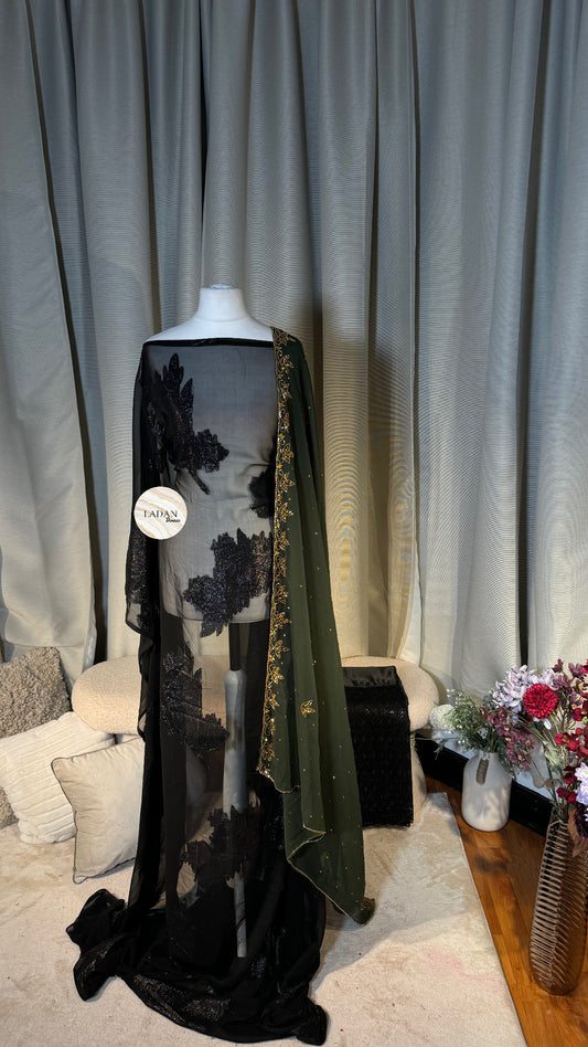 Faransawi Dirac | Black & Olive Green