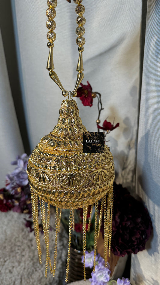 Mini Gold Bridal Bag