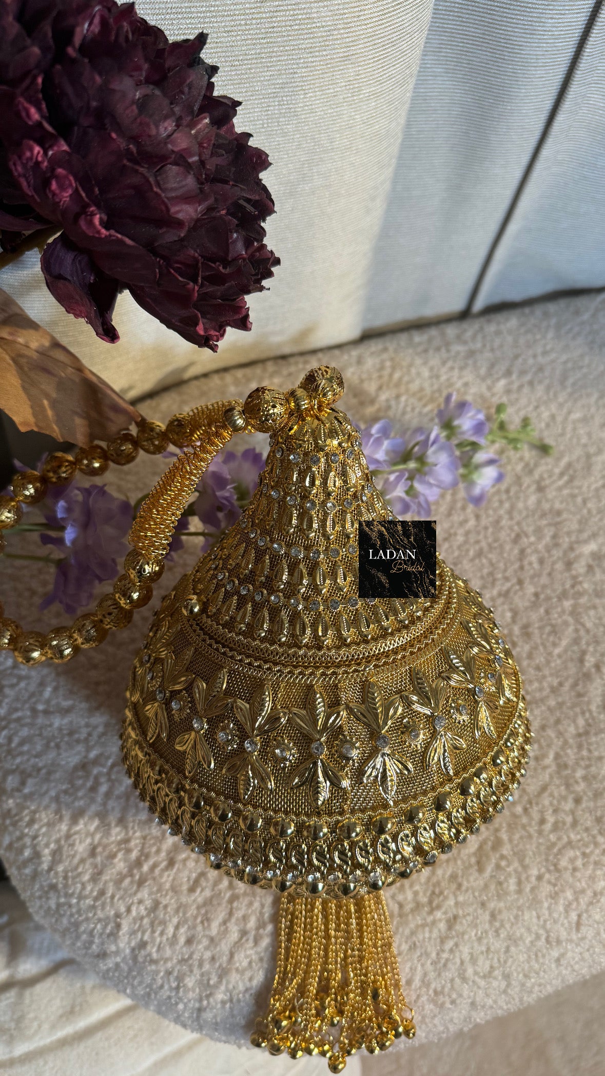 Gold Bridal Bag