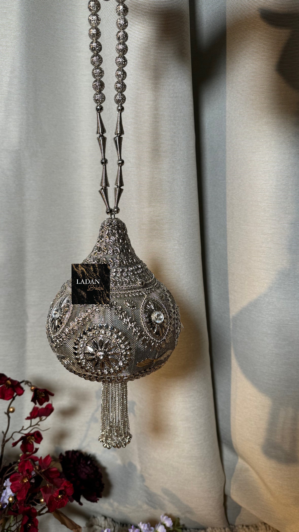 Silver Bridal Bag