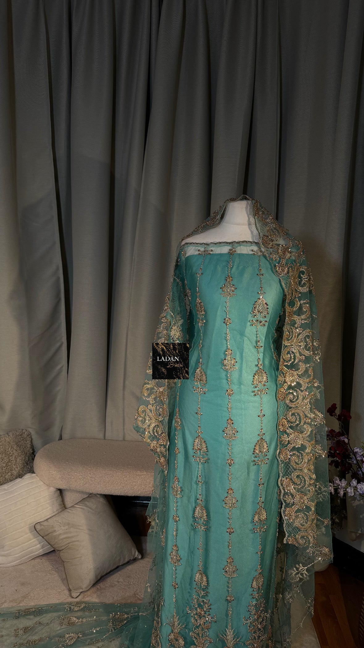 Turquoise Bridal Dirac